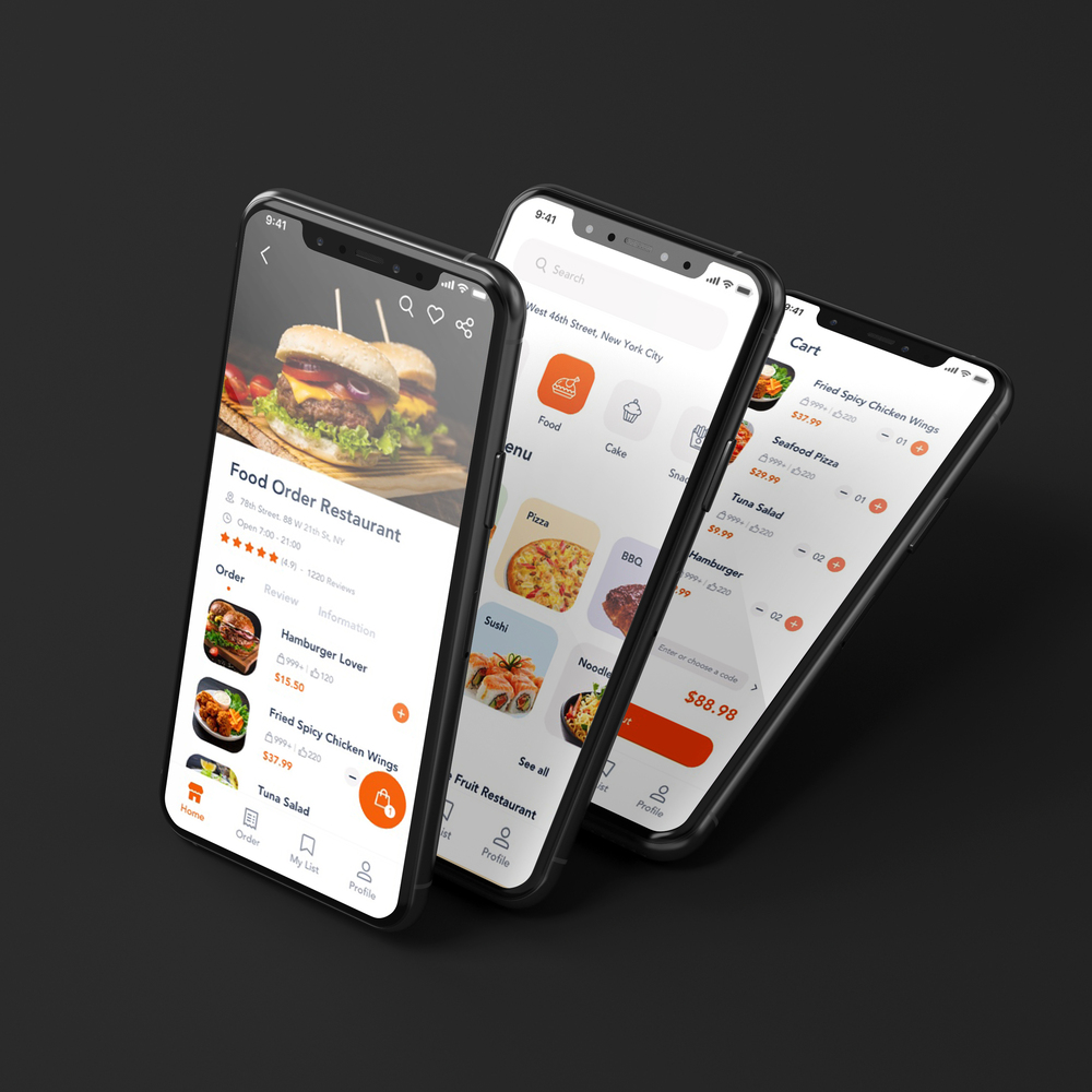 FOOD DELIVERY mobile app